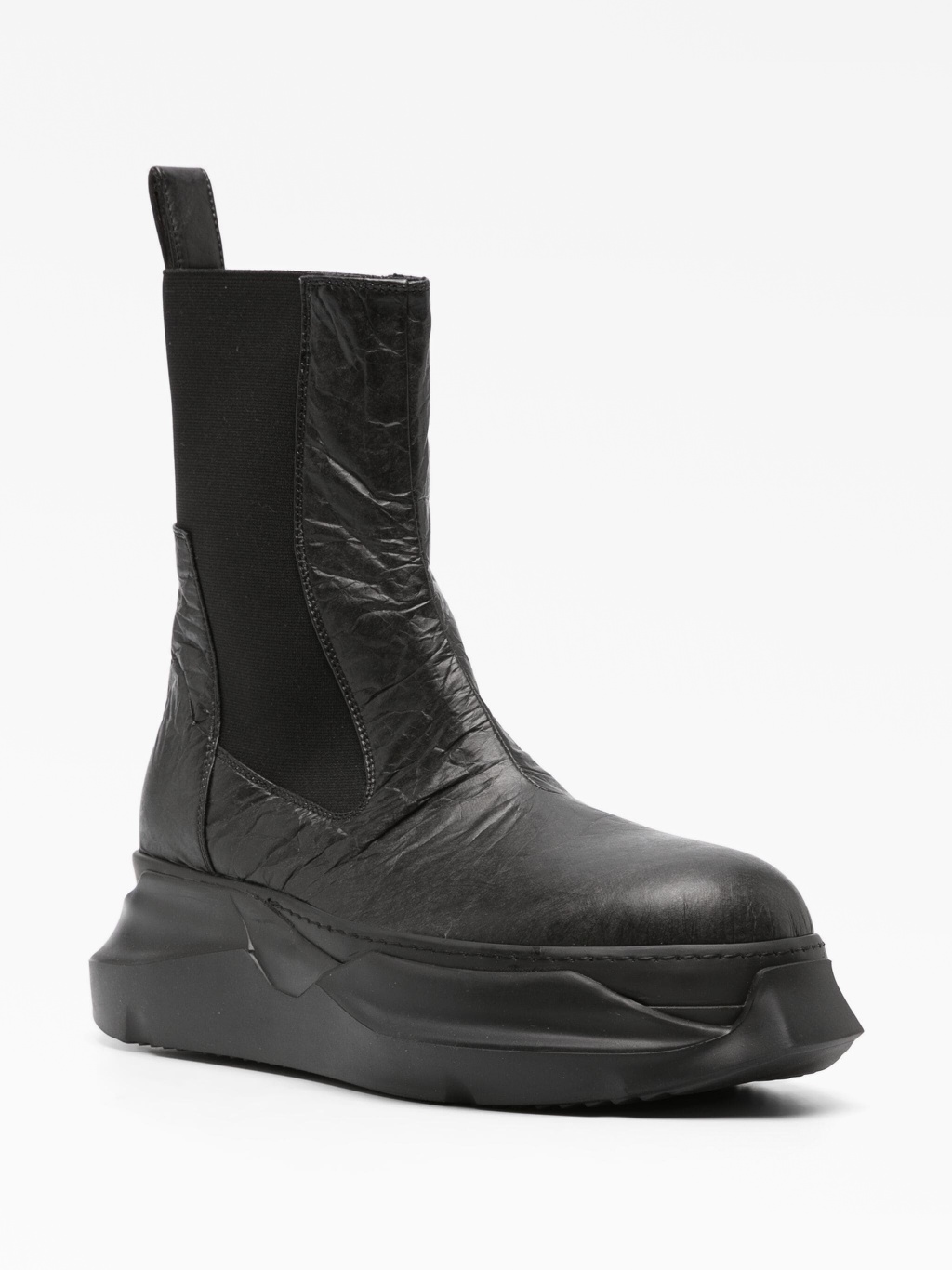 Ботинки Beatle Abstract из мятой кожи Rick Owens DRKSHDW — купить