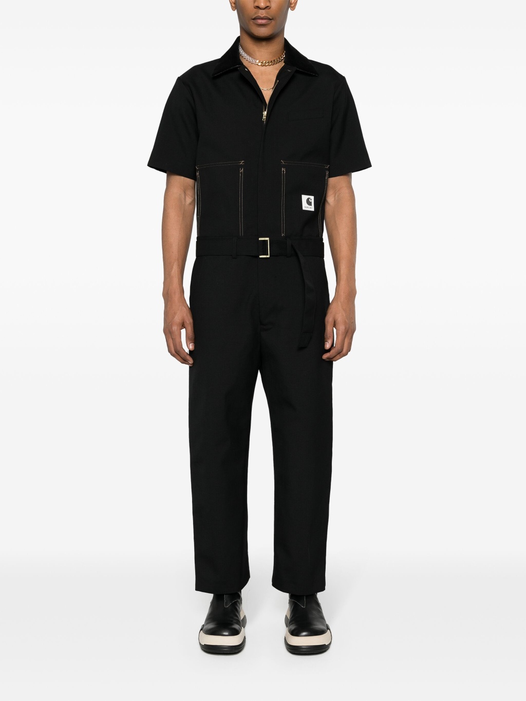 X carhartt wip suiting bonding jumpsuit sacai — купить на