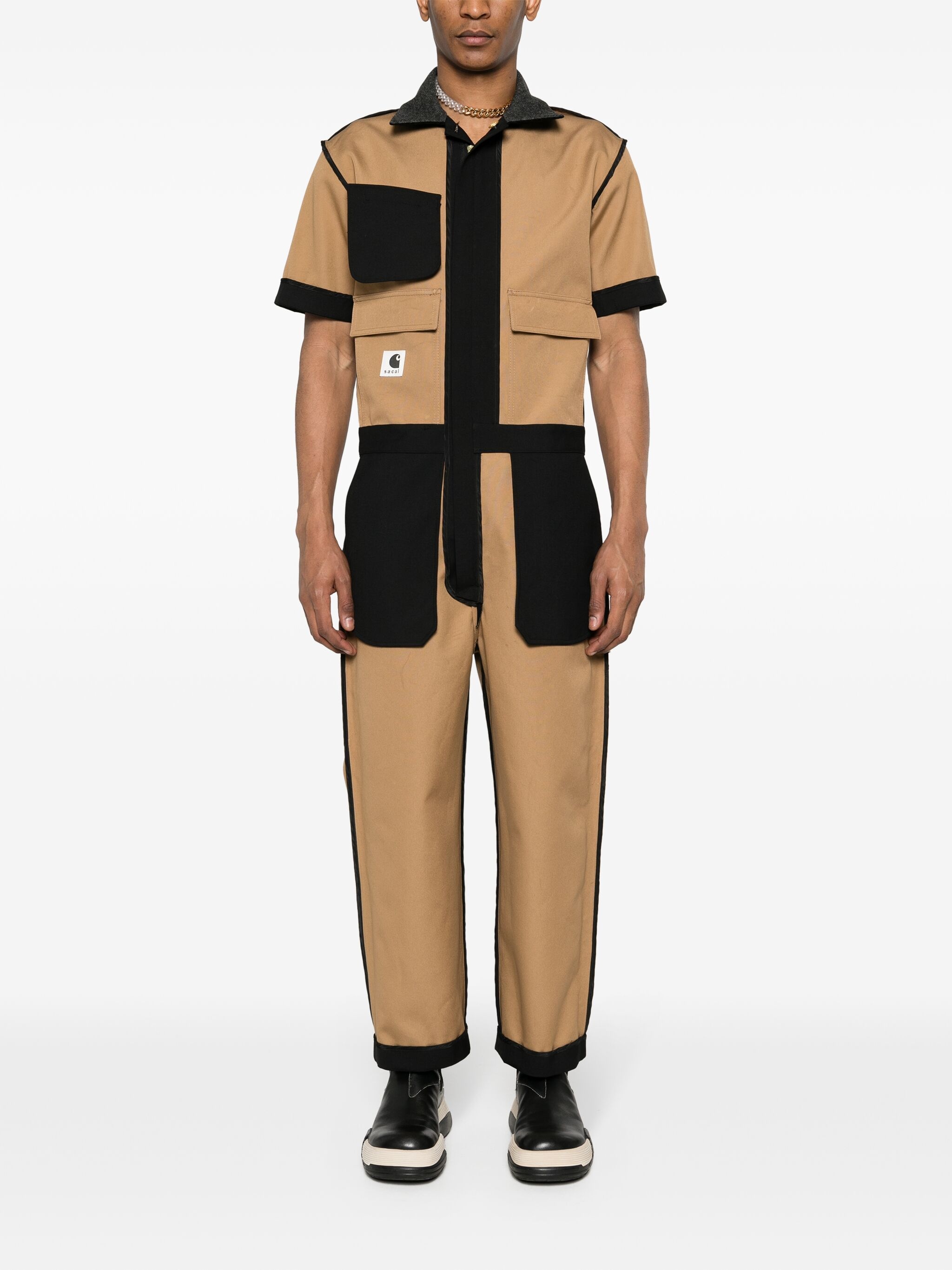 X carhartt wip suiting bonding jumpsuit sacai — купить на