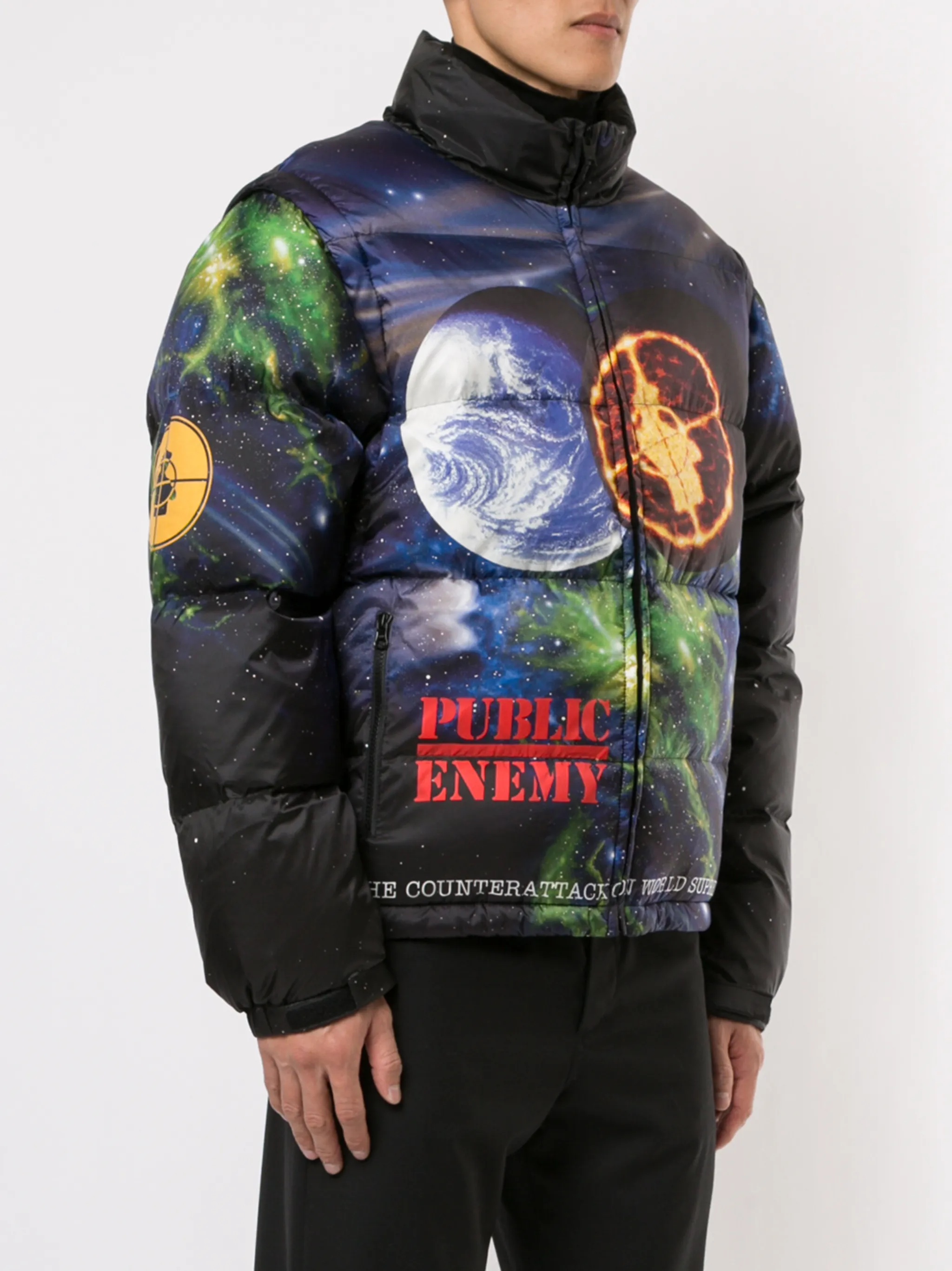 Supreme x undercover public enemy puffer jacket Supreme — купить