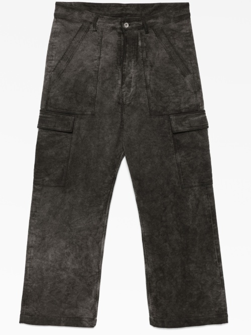Distressed cargo trousers