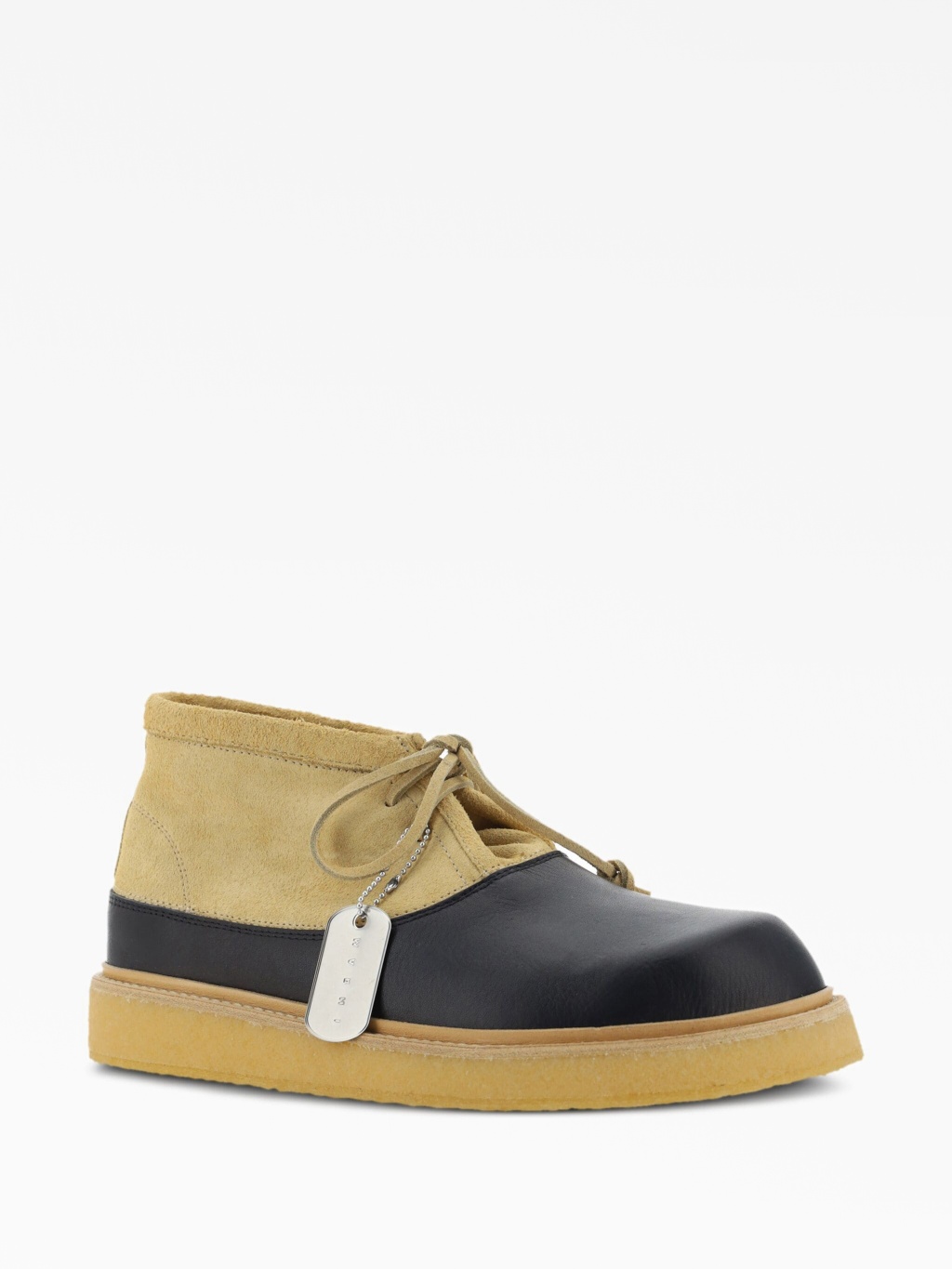 Кожаные ботинки на щиколотке с логотипом