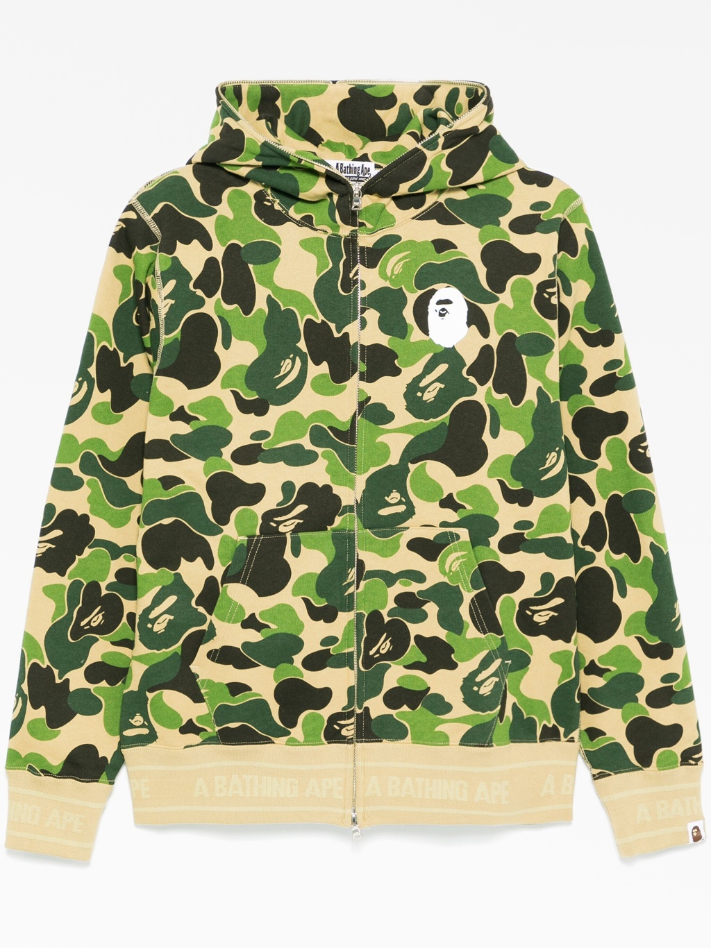 Худи на молнии с камуфляжным логотипом ABC A BATHING APE® — купить