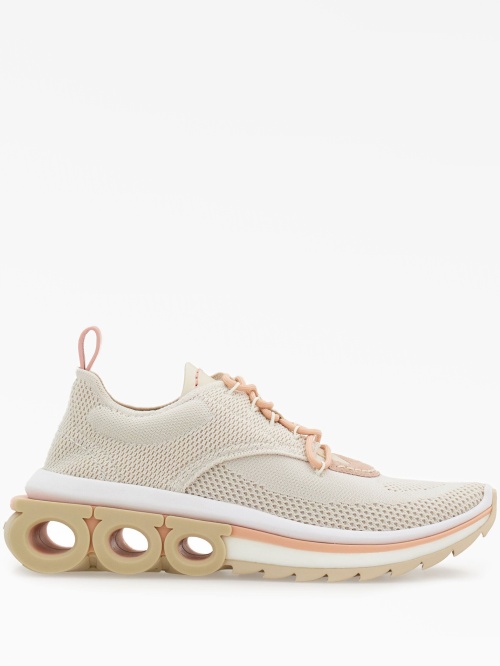 Gancini panelled sneakers