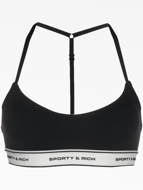 logo-underband sports bra