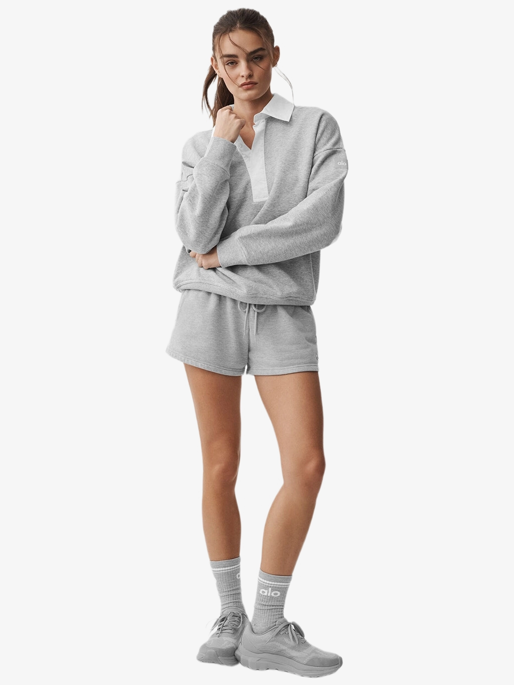 Take It Easy Long Sleeve Henley Pullover Alo Yoga — купить в
