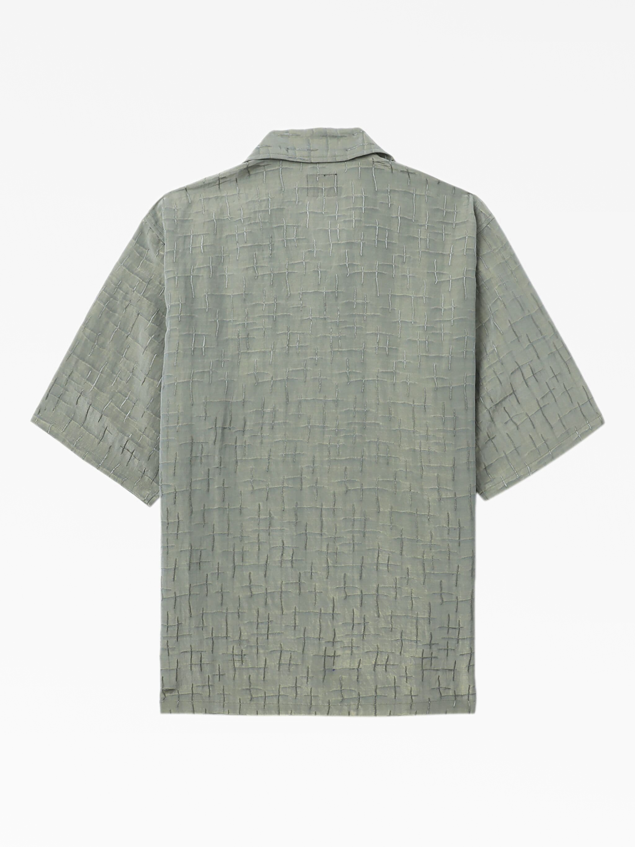 Cross-pattern short-sleeve shirt Needles — купить на платформе