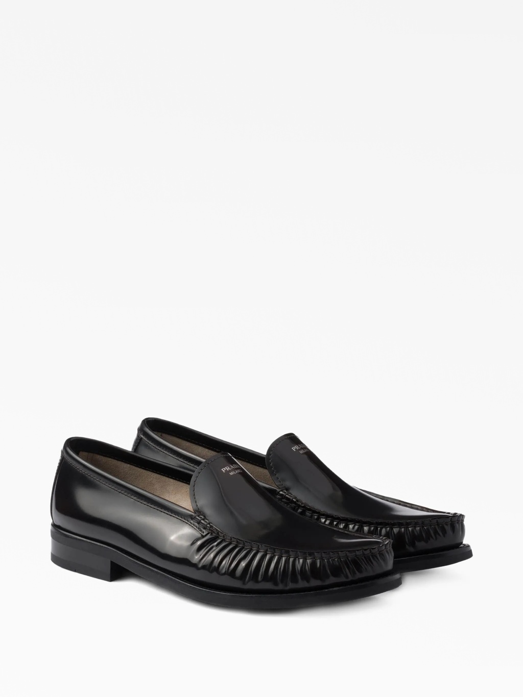Кожаные лоферы Prada