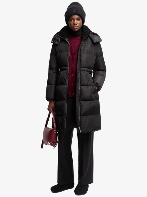 Briant hooded long down jacket Moncler — купить в интернет