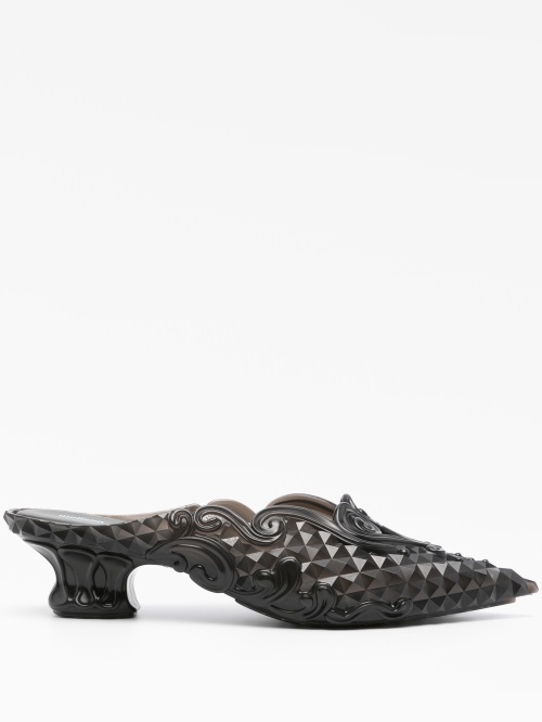 X melissa 50mm embossed mules Y/Project — купить на