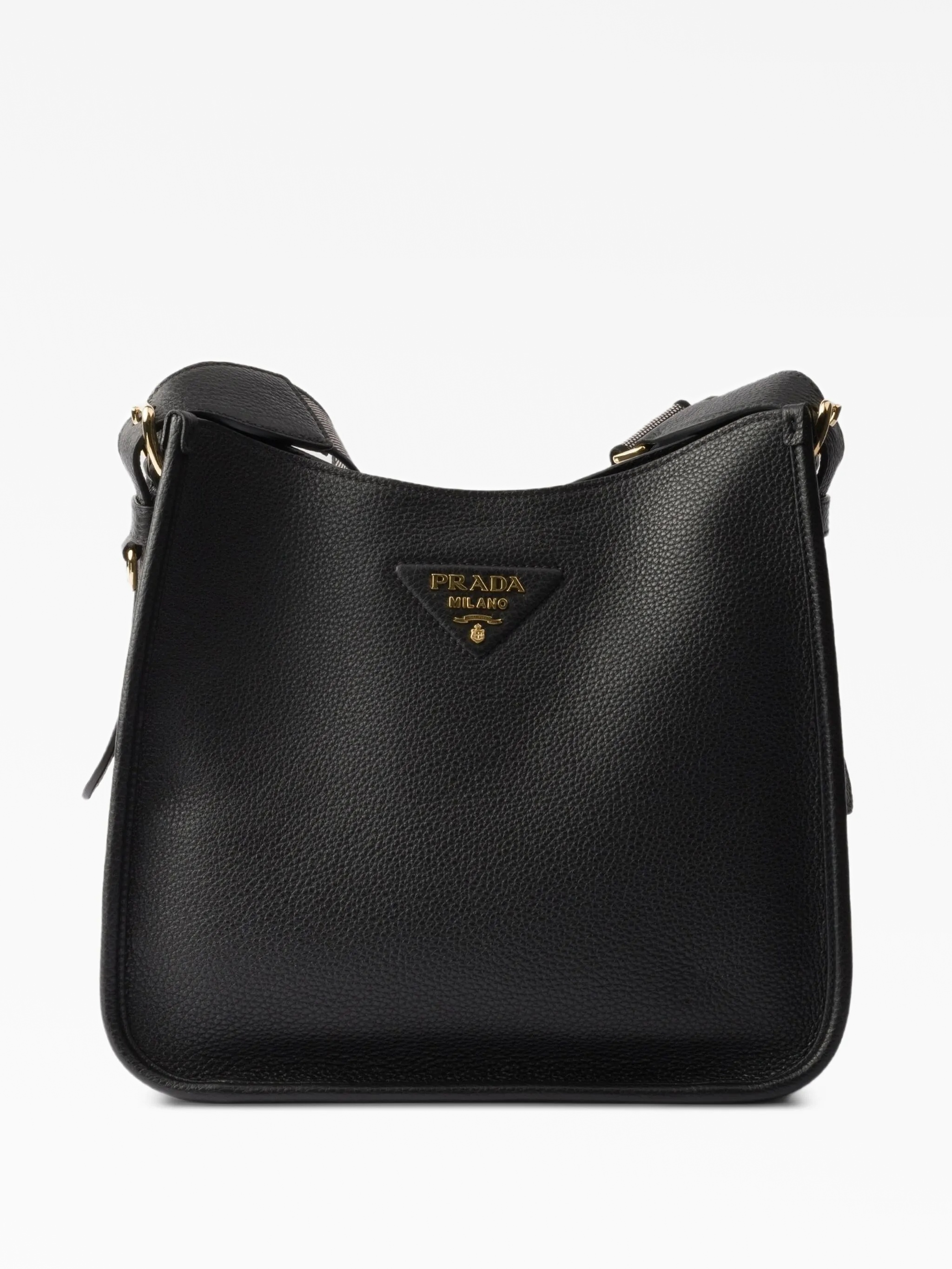 Сумка на плечо Prada с треугольным логотипом Prada — купить в